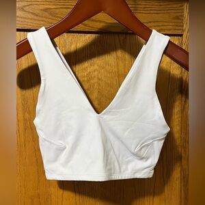 FP Movement by Free People V-Neck lavender  Sports Bra